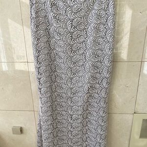 Carmen Marc Valvo evening skirt in lace